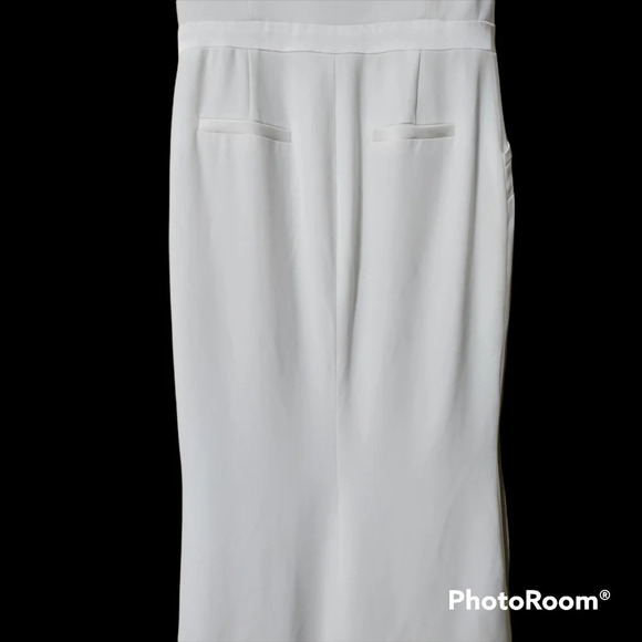 Haute Hippie Tuxedo Gown In Swan Size Medium - Picture 4 of 11